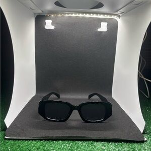 Prada Black Square Glasses